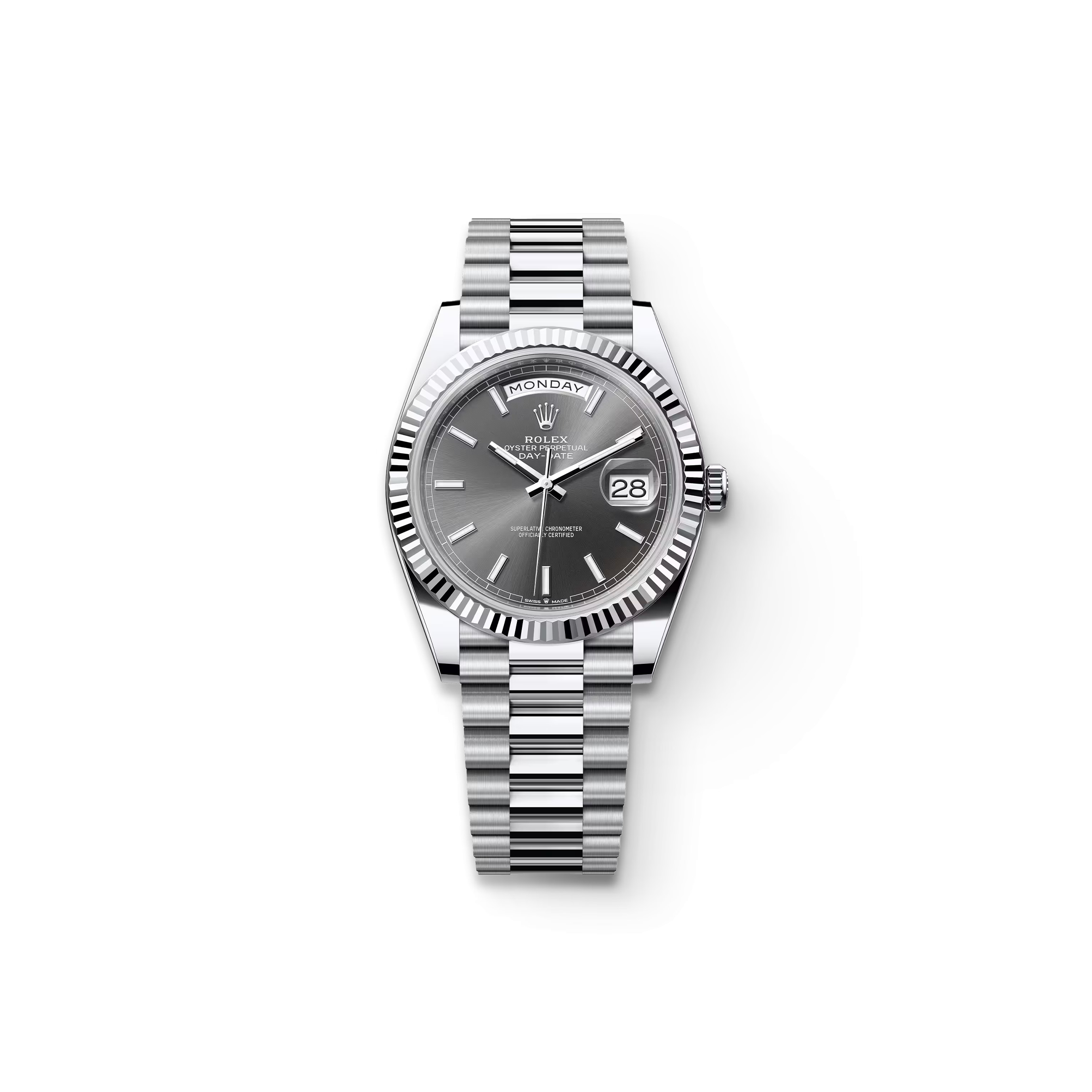 ROLEX DAY-DATE 40 OYSTER, 40 MM, PLATINUM M228236-0013